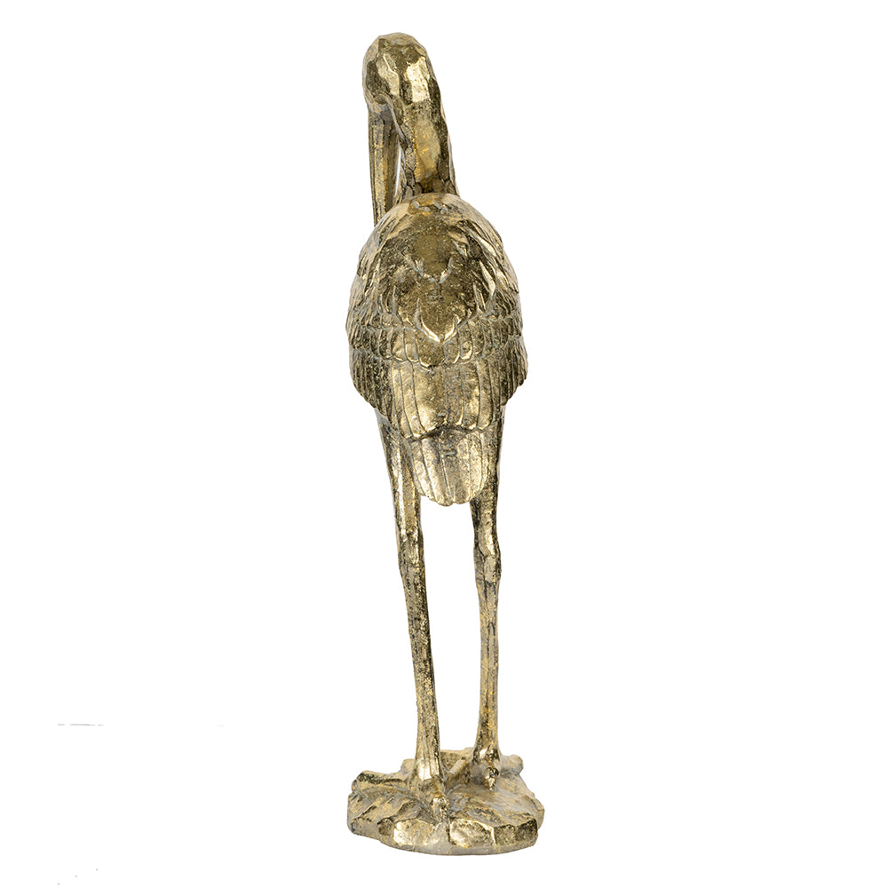 Crane Standing Figurine