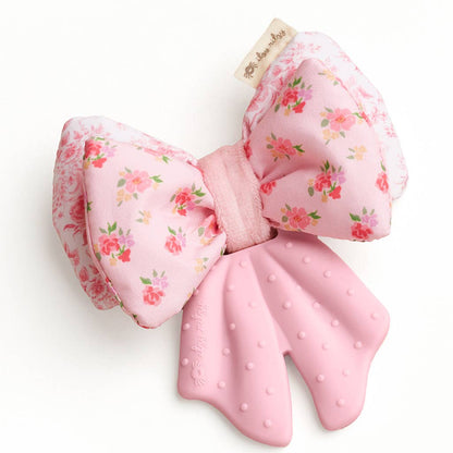 Itzy Ritzy Bow Sweetie Crinkle™ - 2-in-1 Silicone Teether & Plush Activity Toy