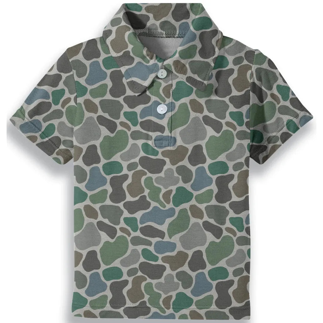 Camo SS Polo Shirt