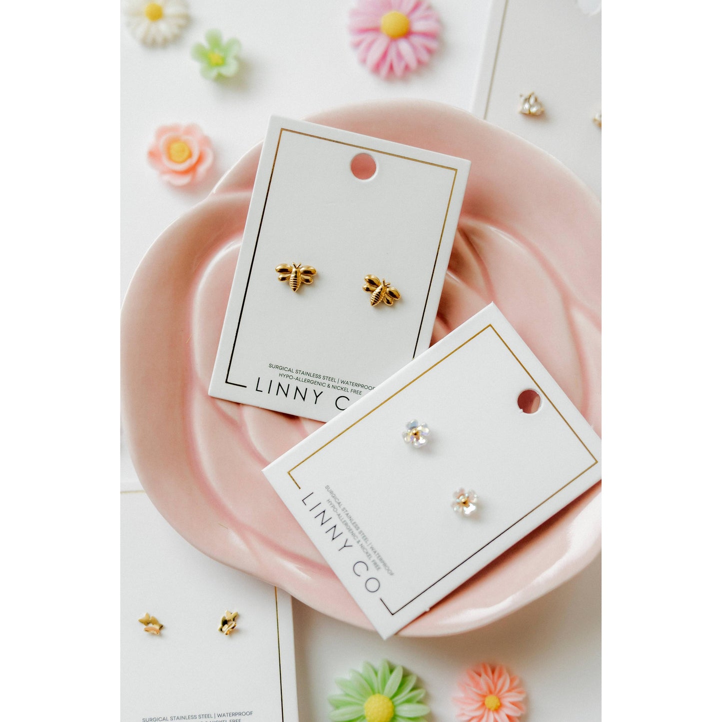 Screwback Stud Earrings - Sloane