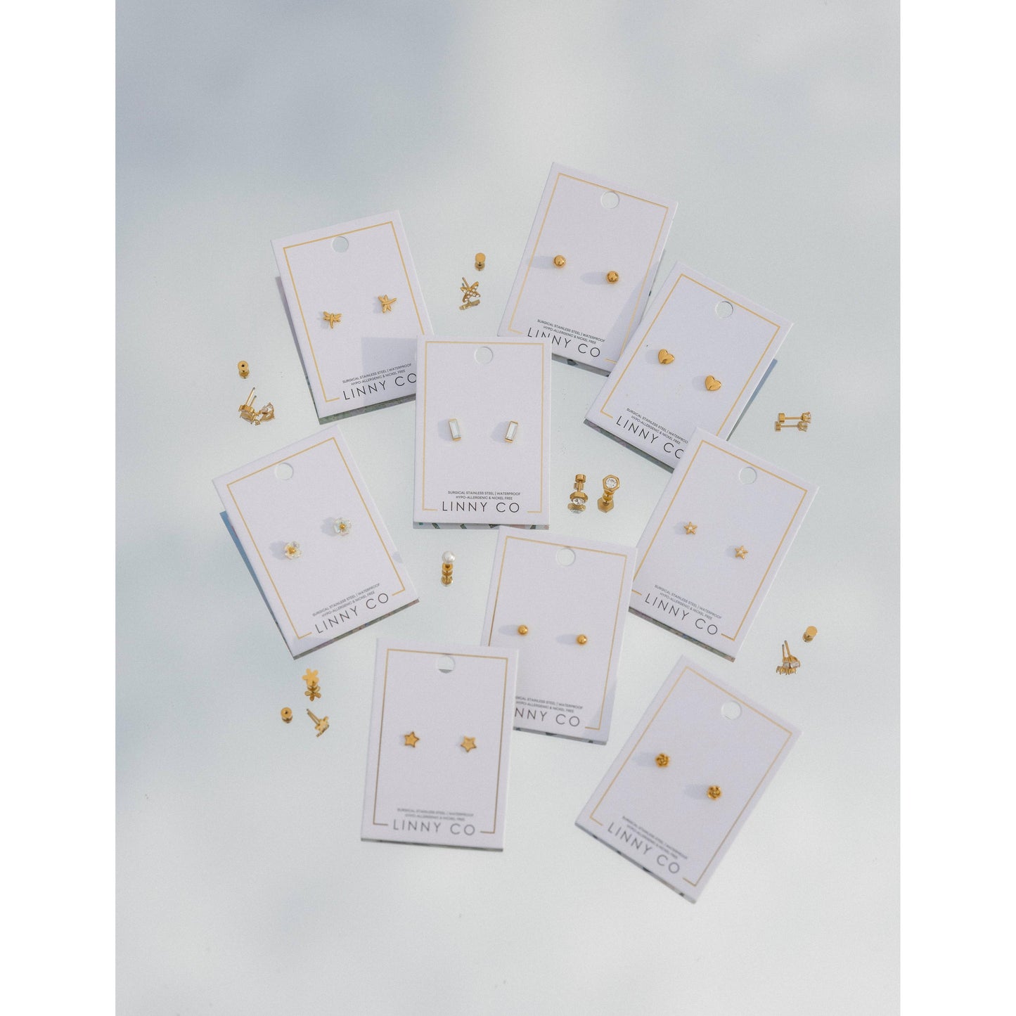 Screwback Stud Earrings - Hadley