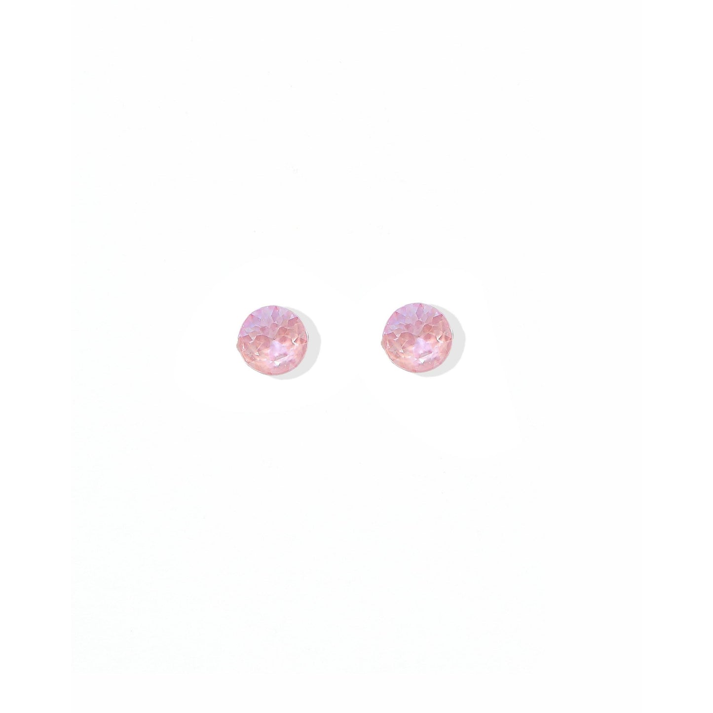 Screwback Stud Earrings Lux - Zuri Pastel Pink