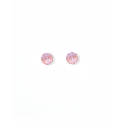 Screwback Stud Earrings Lux - Zuri Pastel Pink