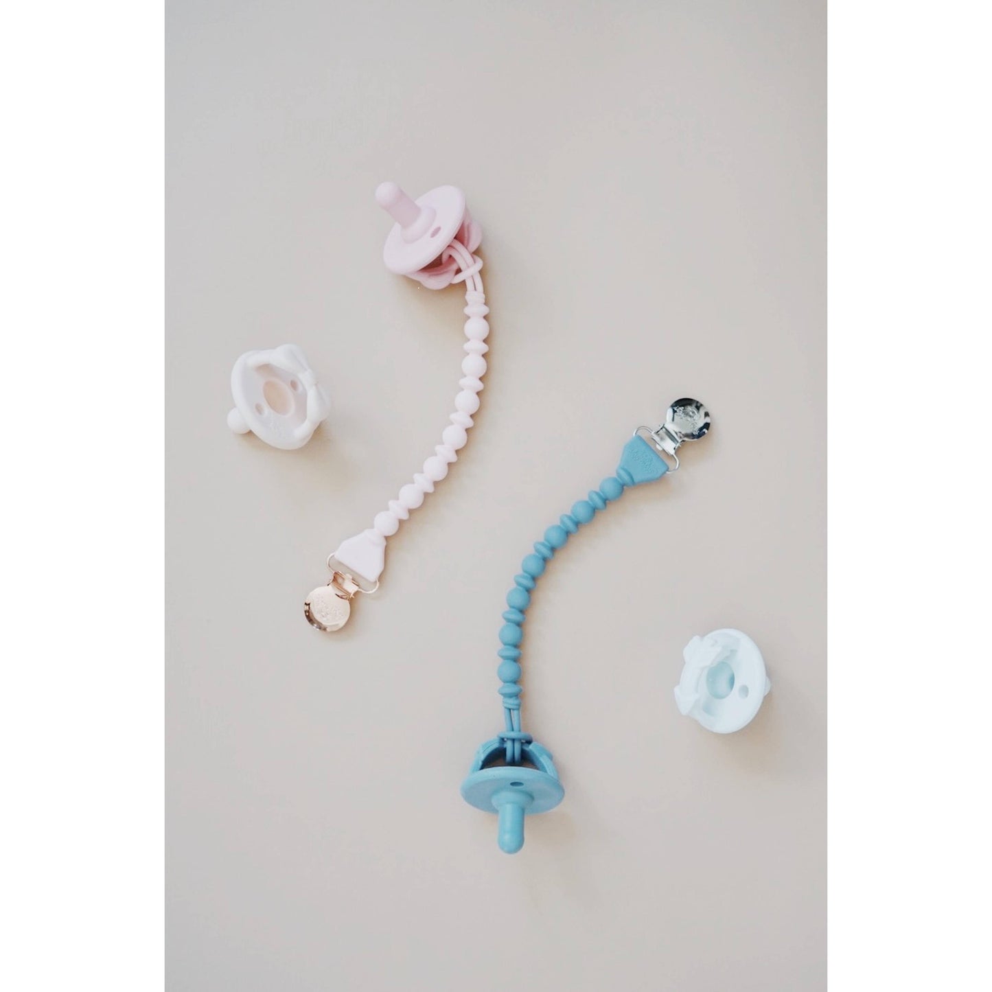 Itzy Ritzy Sweetie Strap™ Silicone One-Piece Pacifier Clips