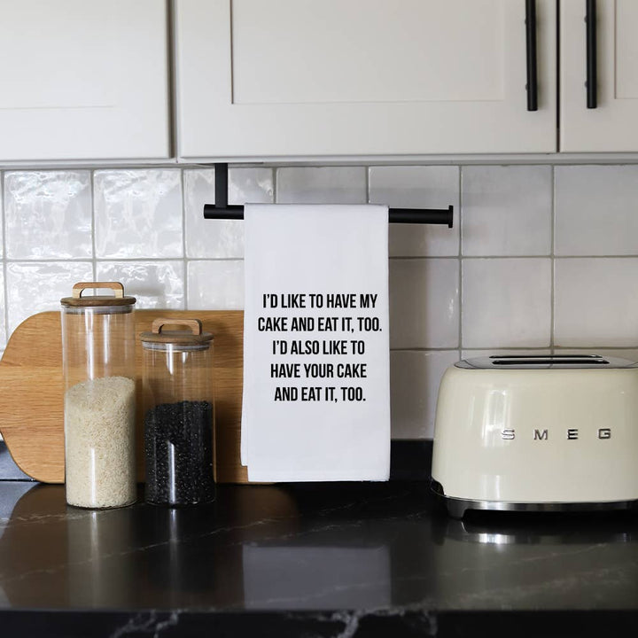 Have My Cake Tea Towel - 100% Cotton Flour Sack Kitchen Towel