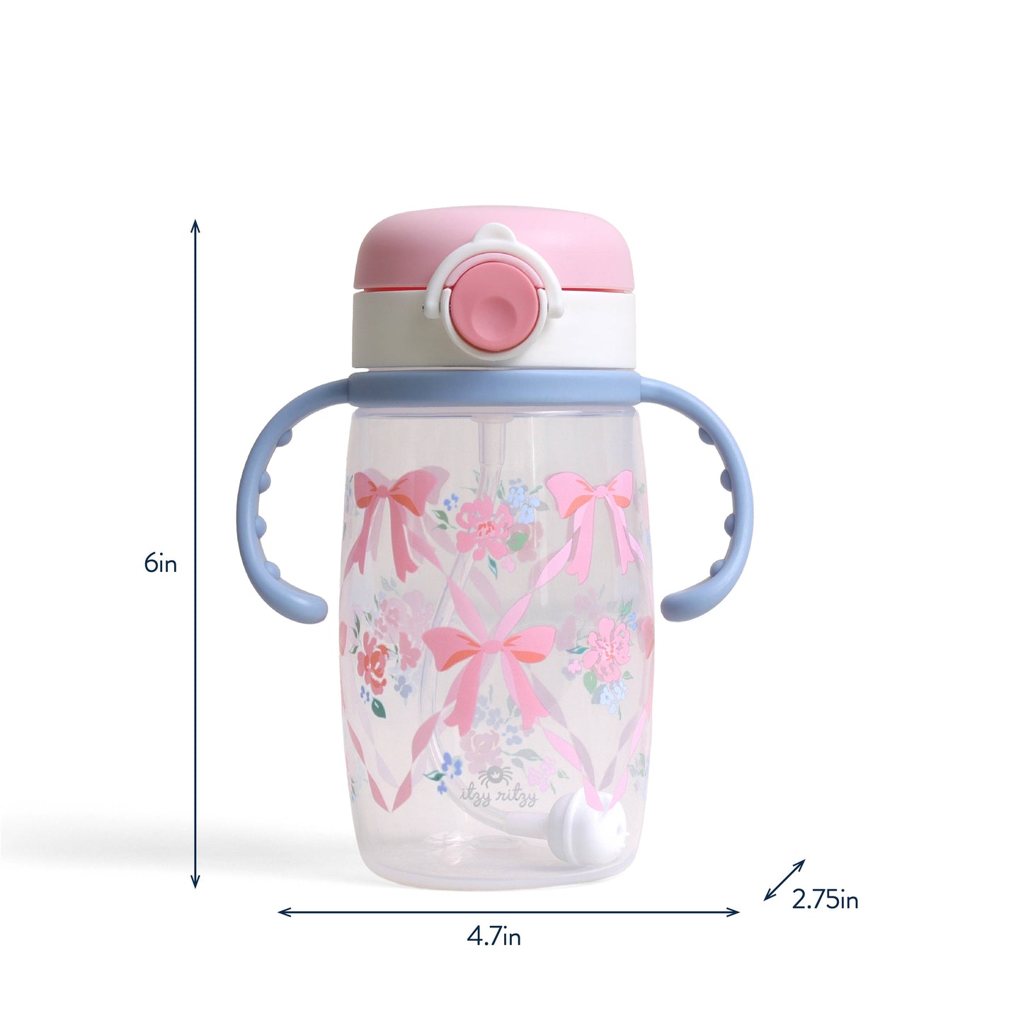Itzy Ritzy Itzy Sips™ Weighted Straw Cup with Snap-Close Lid
