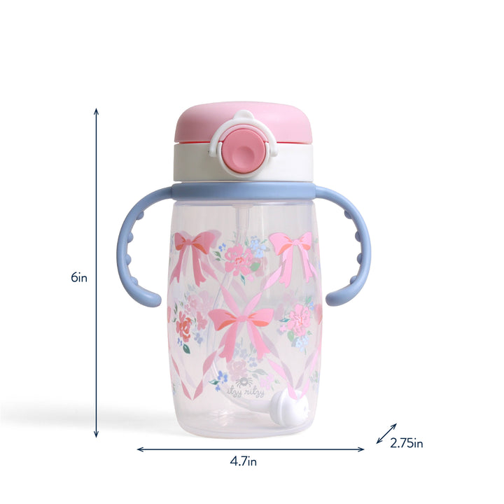 Itzy Ritzy Itzy Sips™ Weighted Straw Cup with Snap-Close Lid