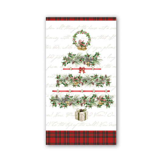 MDW Holiday Garland Hostess Napkin