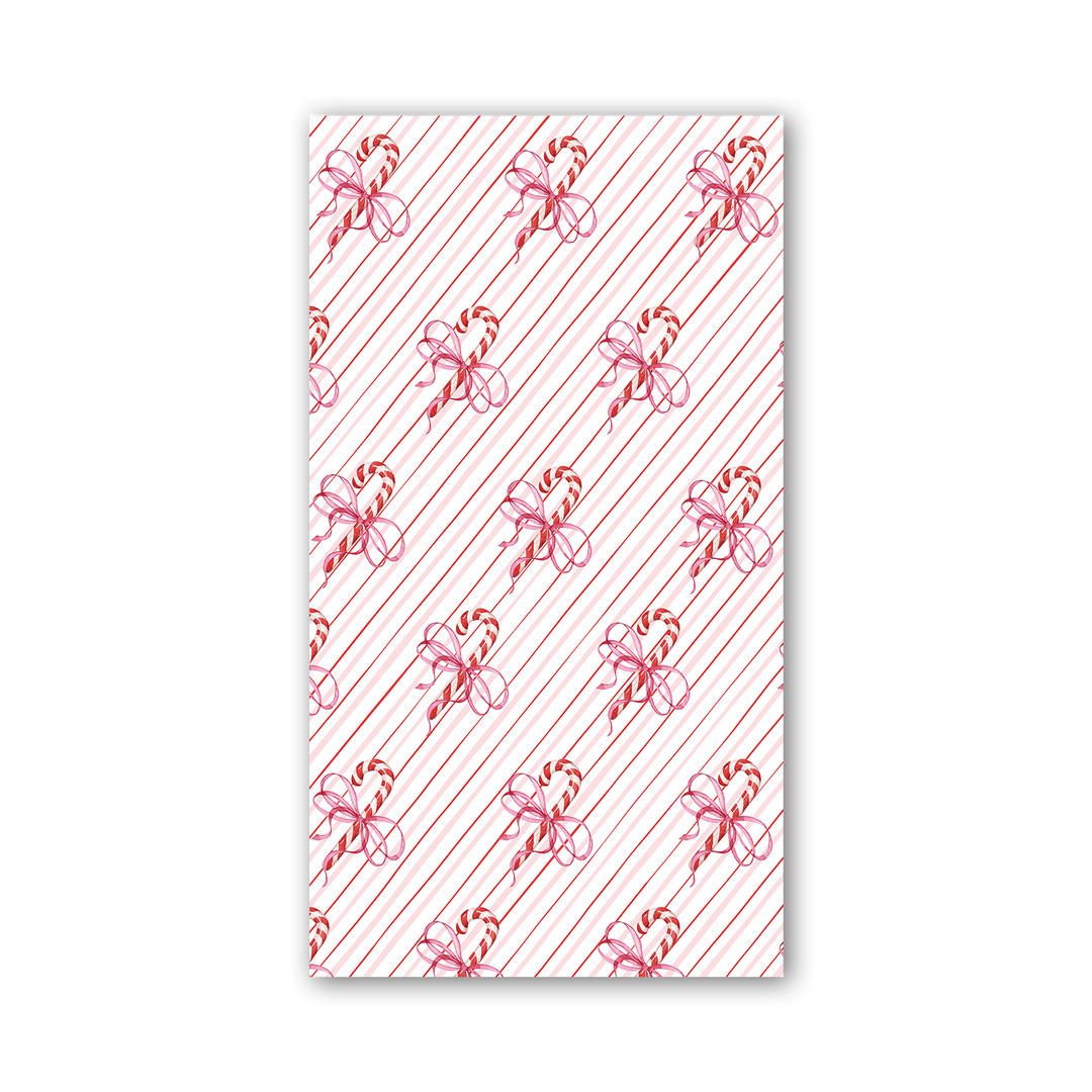 Michel Design Works Peppermint Hostess Napkins featuring charming peppermint botanical artwork on triple-ply paper.