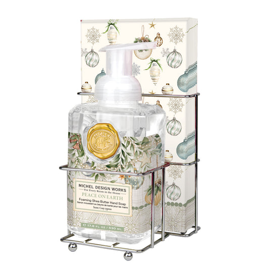 MDW Peace on Earth Foaming Soap Napkin Set