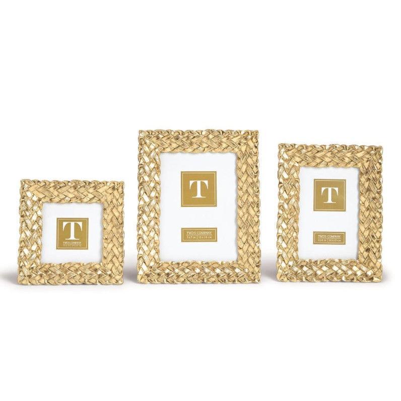 Tresse d'Or Braid Pattern Photo Frame