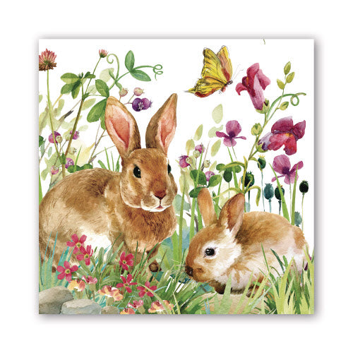 Bunny Meadow Luncheon Napkin