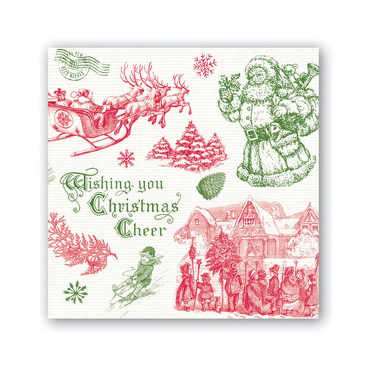 Its Christmastime Luncheon Napkin