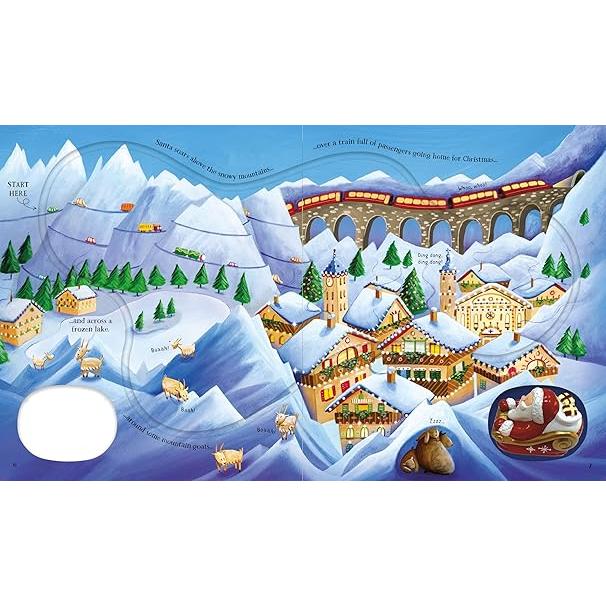 Wind-Up Santa's Sleigh