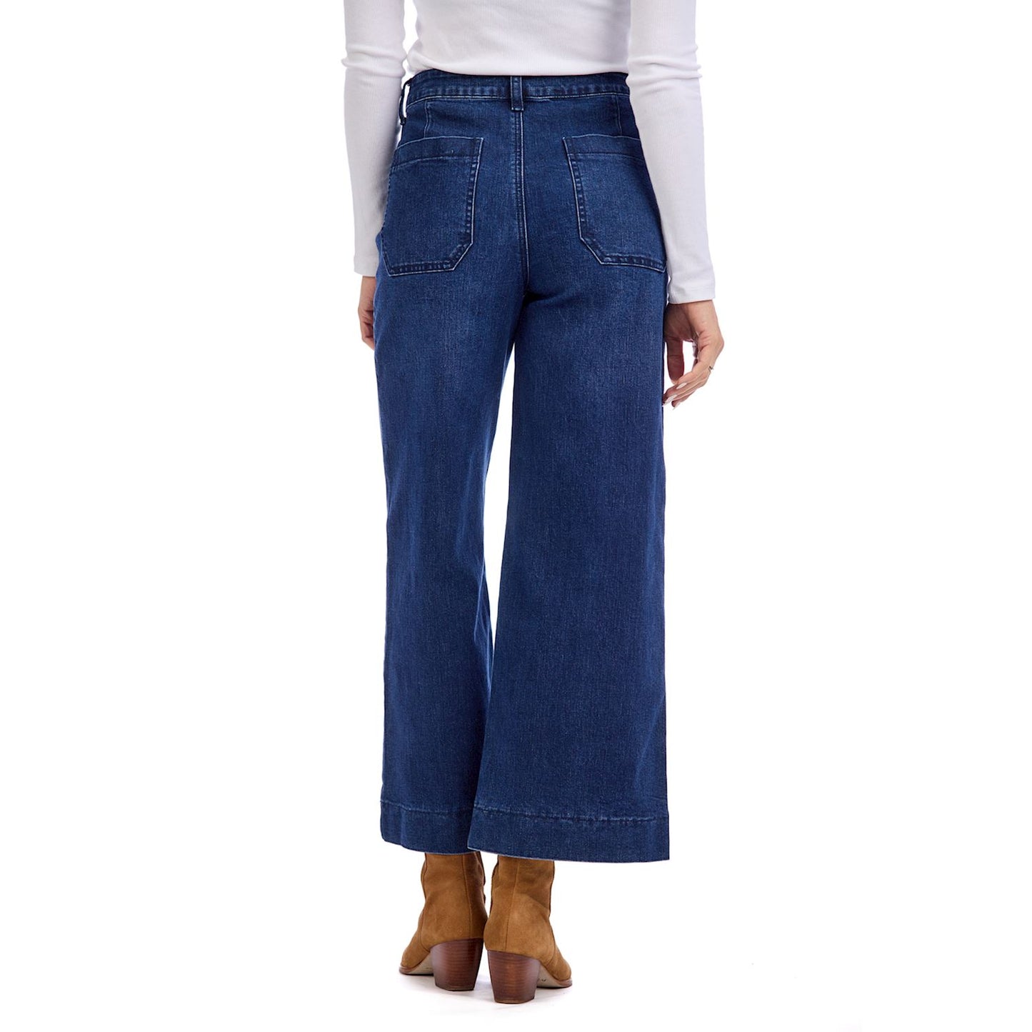 Jake Wide Leg Pant - Blue