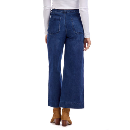 Jake Wide Leg Pant - Blue
