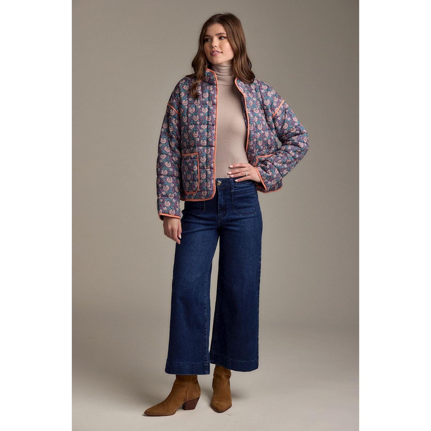 Jake Wide Leg Pant - Blue