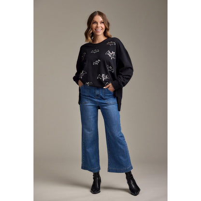 Jake Wide Leg Pant - Blue