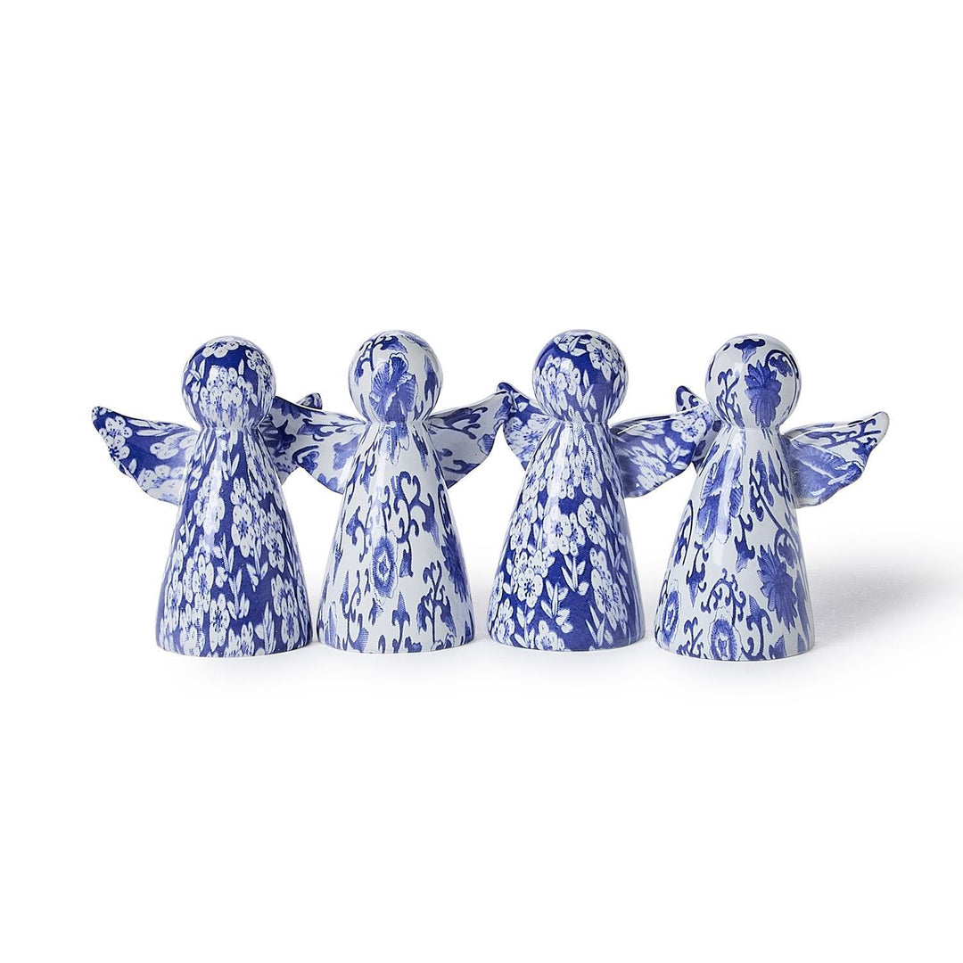 Blue and White Angel Ornament