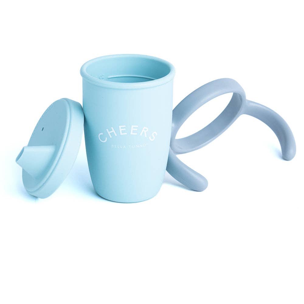 Bella Tunno Cheers Happy Sippy Cup — Grow-With-Me Silicone Sippy Cup