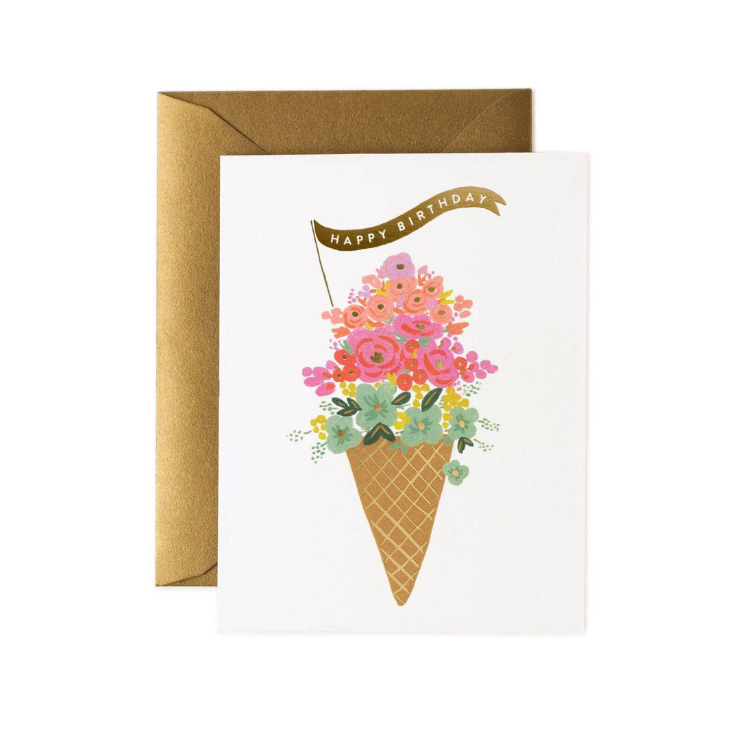Ice Cream Birthday Card
