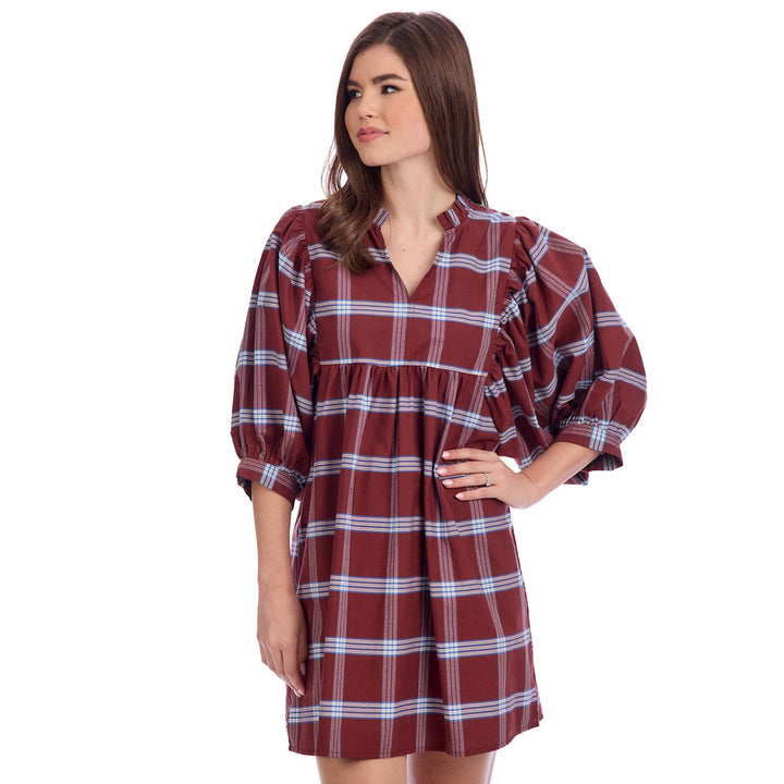 Brown Shipley Plaid Dress