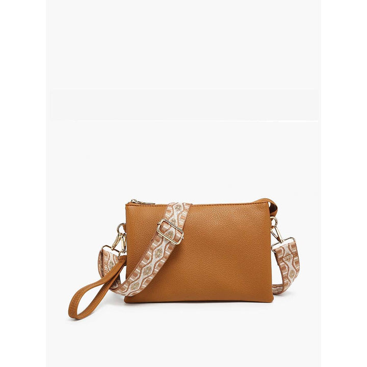 Jen &amp; Co Izzy Crossbody Purse with Guitar Strap | Vegan Leather Bag