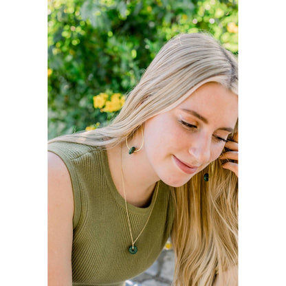 Recycled Glass Pendant Necklace