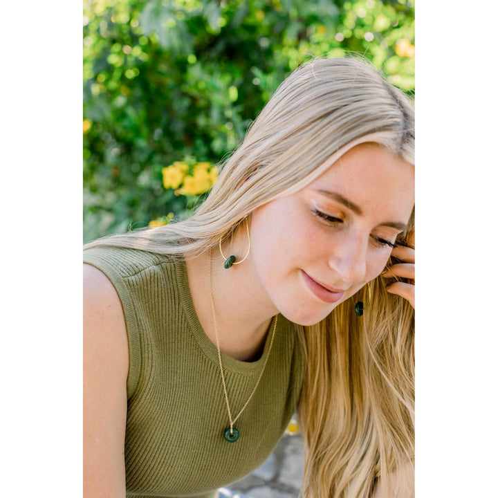 Recycled Glass Pendant Necklace