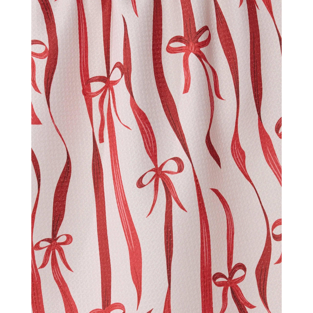 Falling Ribbon Tea Towel - Holiday 2026