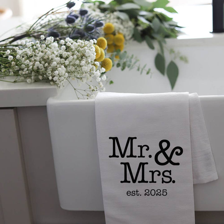 MR &amp; MRS 2025 TEA TOWEL