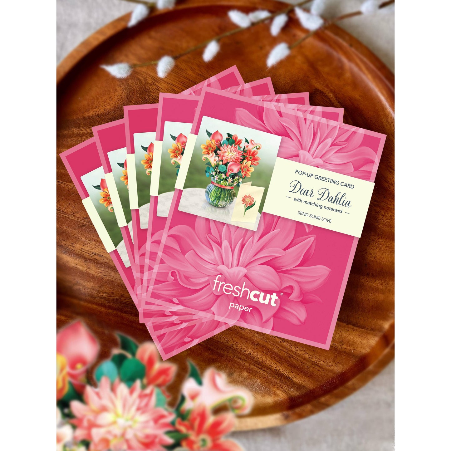 Mini Dear Dahlia Pop-up Greeting Cards