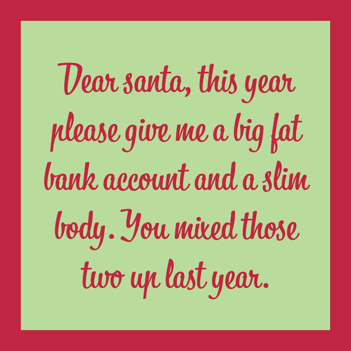 CARD Xmas Dear Santa