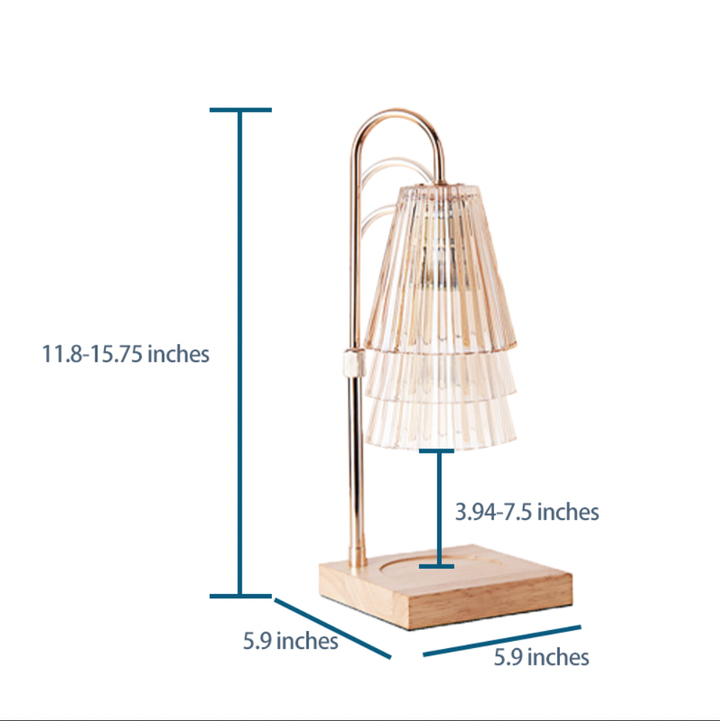 LAMP CANDLE WARMER - Dimmable, Timer, Adjustable