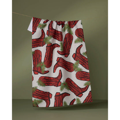 Rodeo Red Tea Towel