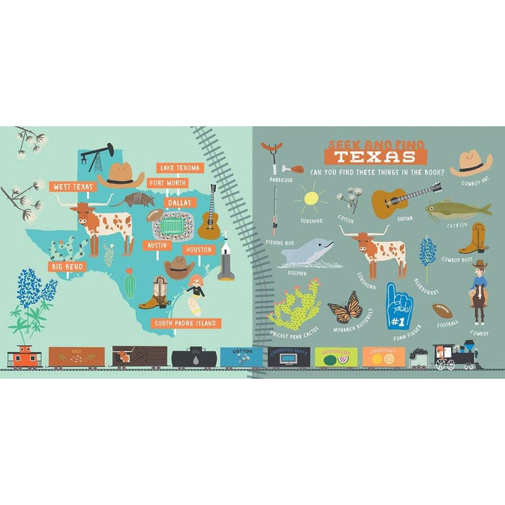 All Aboard! Texas: A Seek &amp; Find Book