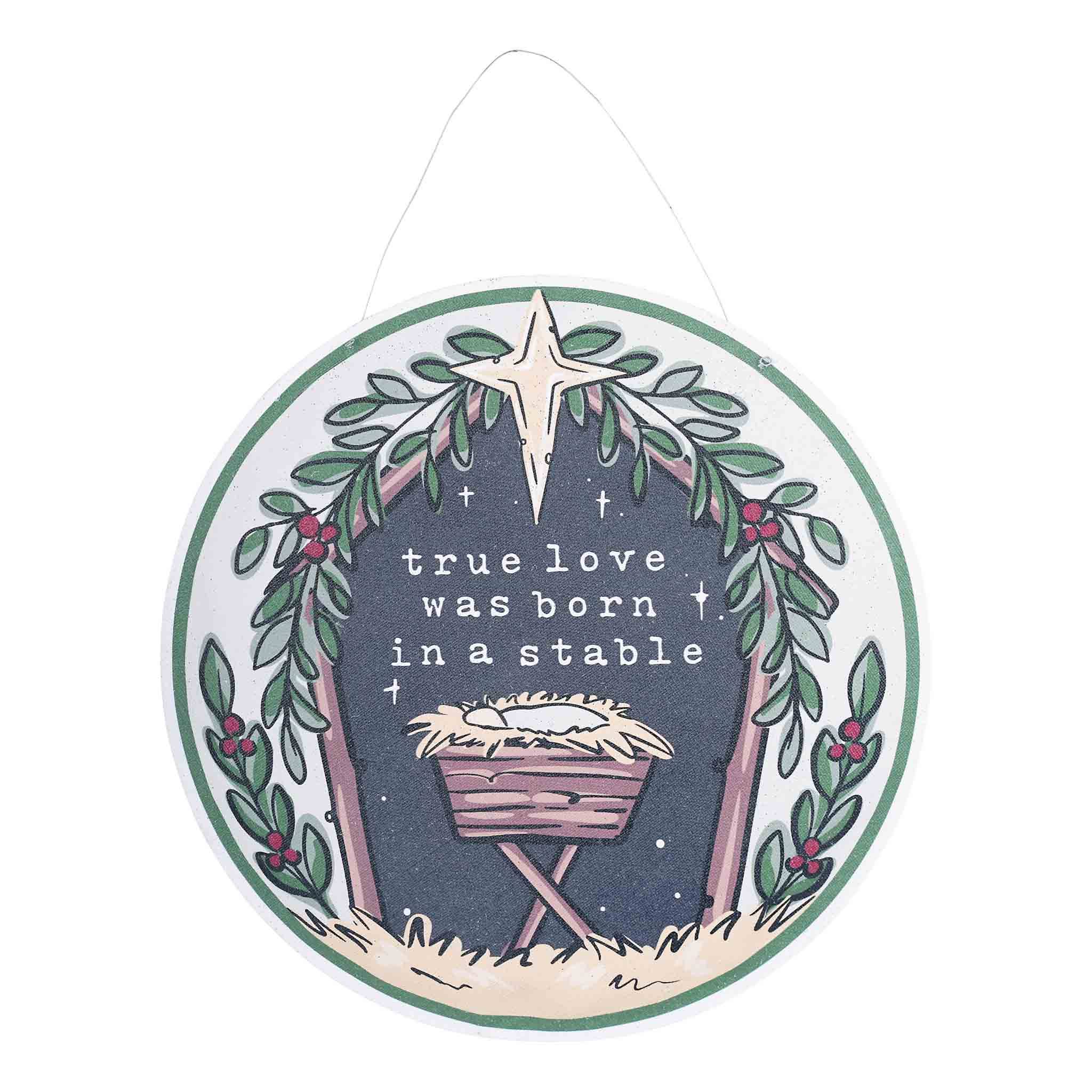 Glory Haus Born in a Stable/Hello Wreath Burlee - Thumbnail 3