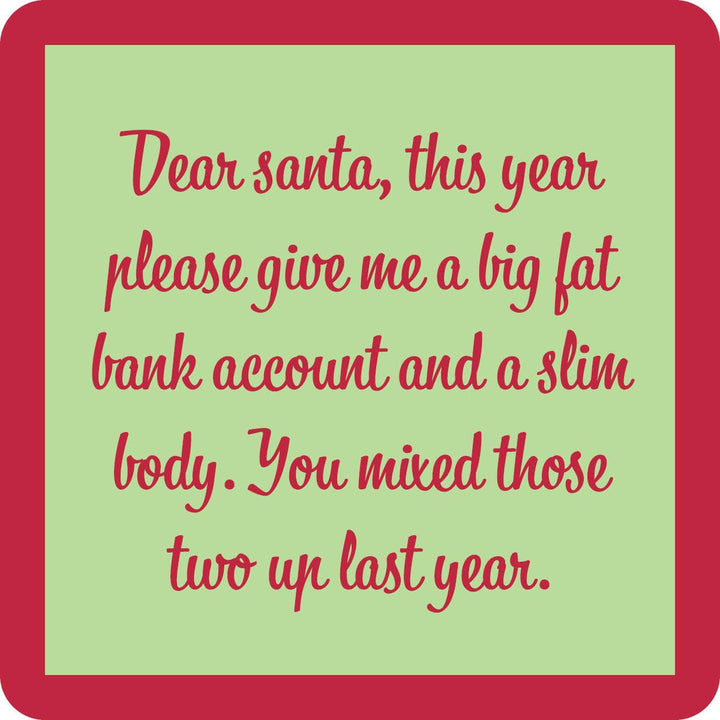 COASTER: XMAS Dear Santa