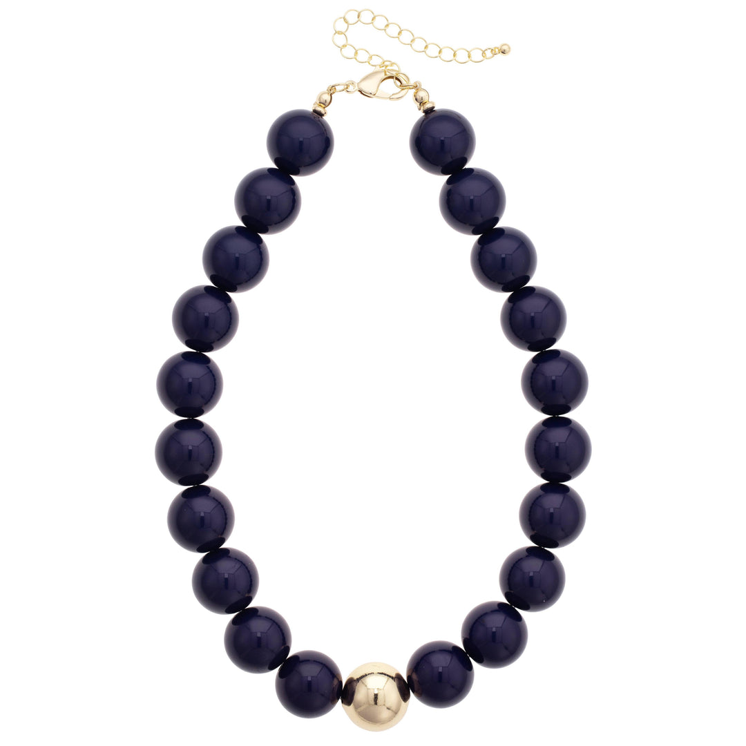 Marjorie Game Day Gumball Beaded Necklace