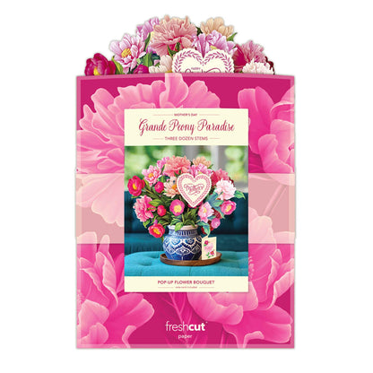 Happy Mother's Day Grande Peony Paradise Pop-Up Cards