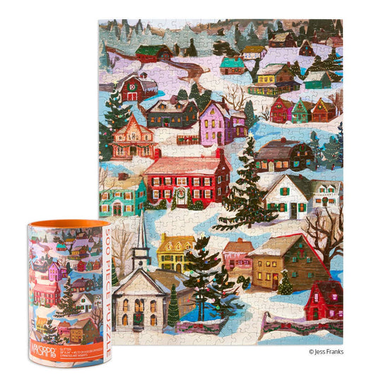 Winter Village 500 Piece Puzzle | Holiday Gift