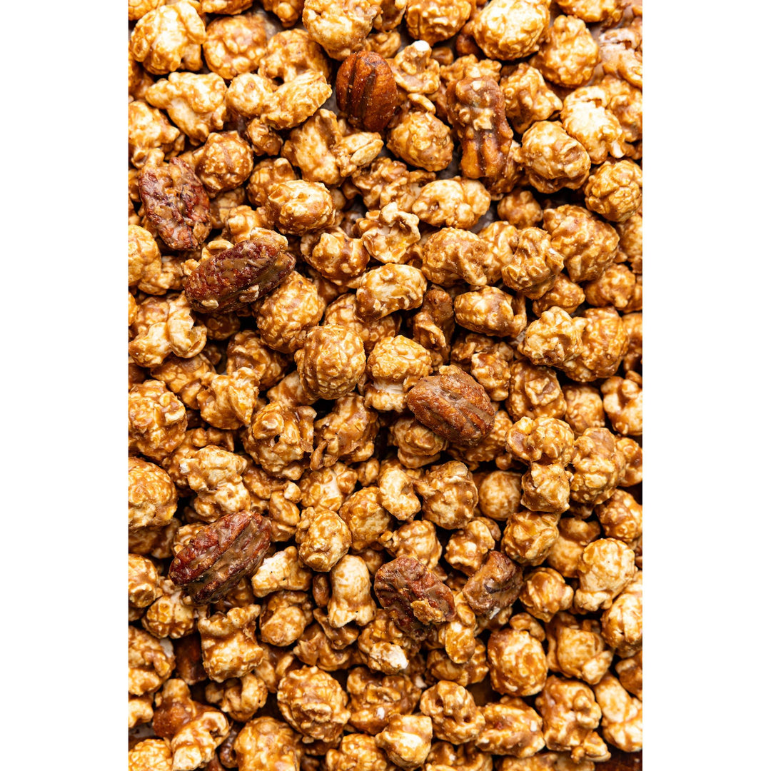Poppy Popcorn Cinnamon Bourbon Pecan Popcorn