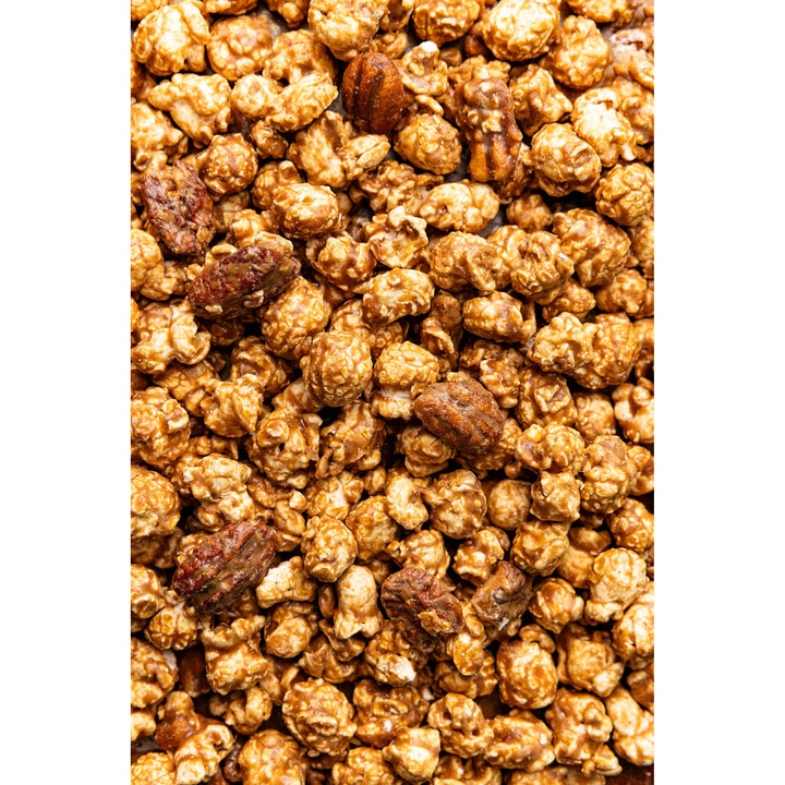 Poppy Popcorn Cinnamon Bourbon Pecan Popcorn