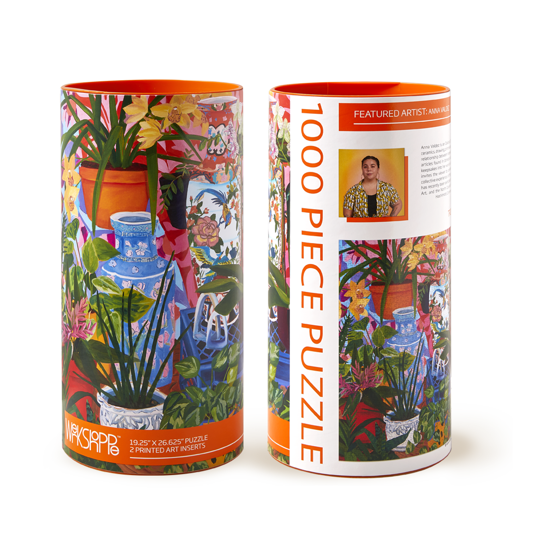 Tropical Vases Floral Still Life | 1000 Piece Jigsaw Puzzle