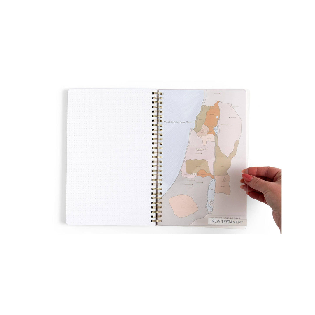 Lilac Church Notes Bible Reference Notebook with Maps
