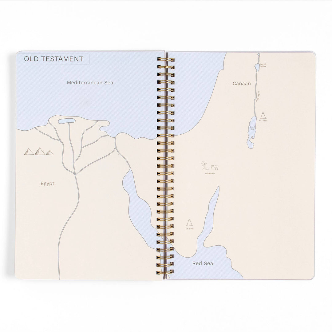 Happy Daisy Bible Study Notebook with Maps - Callie Danielle