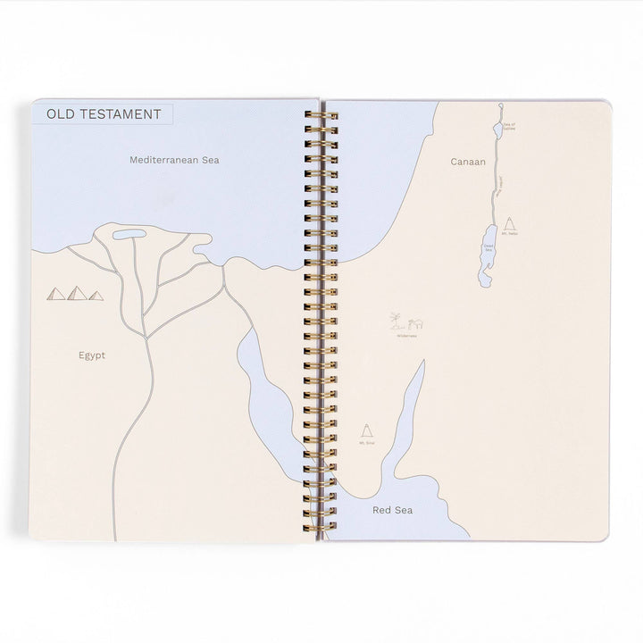 Happy Daisy Bible Study Notebook with Maps - Callie Danielle