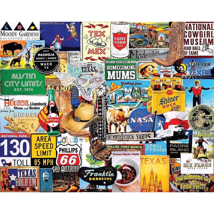 I Love Texas (1284pz) - 1000 Piece Jigsaw Puzzle