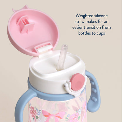 Itzy Ritzy Itzy Sips™ Weighted Straw Cup with Snap-Close Lid