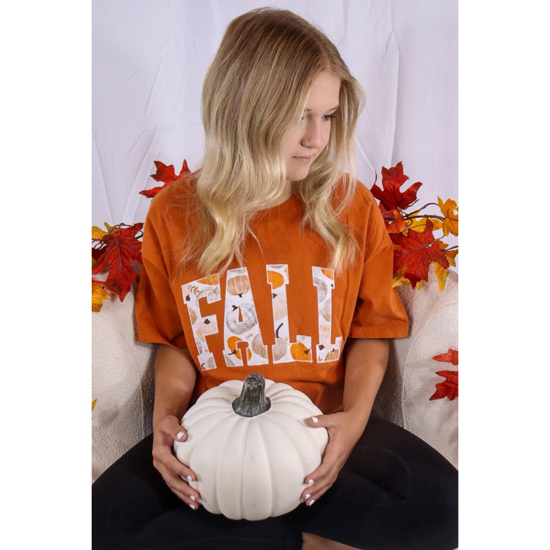 Pumpkin Fall Halloween Short Sleeve